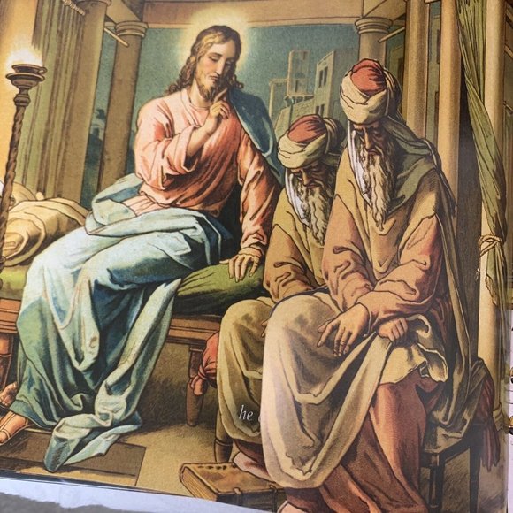 The Gospel A Vault on the Life of Jesus Christ Whitman Christian HC Slipcase ART - Picture 6 of 12